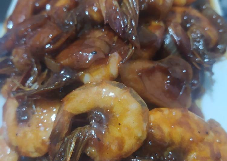 Resep Udang sosis lada hitam, Lezat