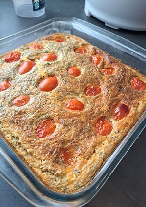 Une photo de Clafoutis de tomate cerise
