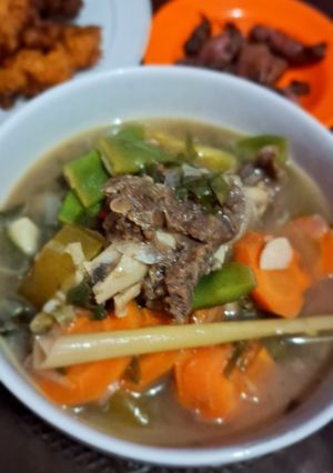 Foto resep Asem-asem iga sapi buncis dan wortel