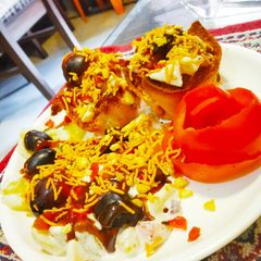 A picture of Bread Katori Chaat.