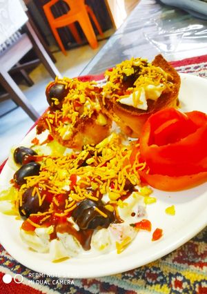A picture of Bread Katori Chaat.