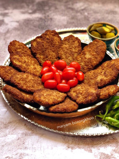 عکسی از دستور کتلت سویا