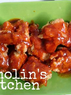 Foto resep Ayam tepung manis pedas praktis