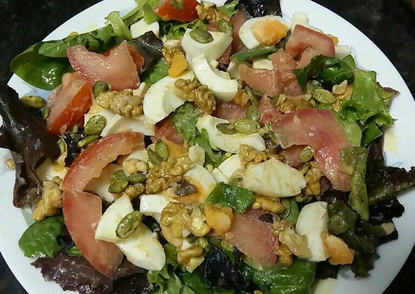 Ensalada con huevo