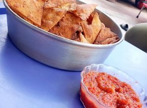Una foto de Nachos caseros!