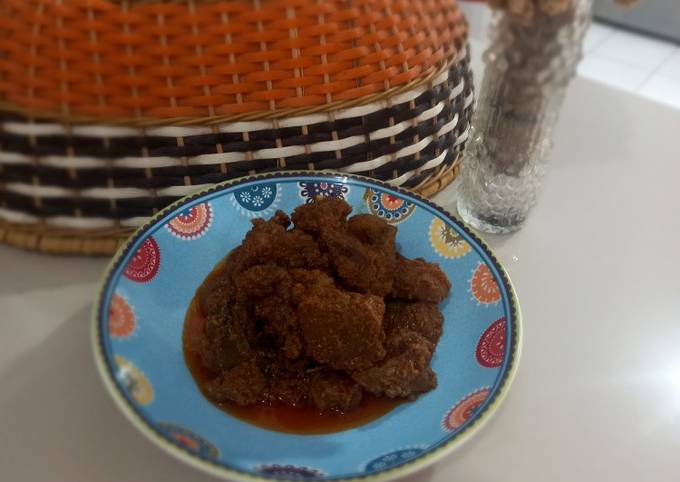 Rendang daging