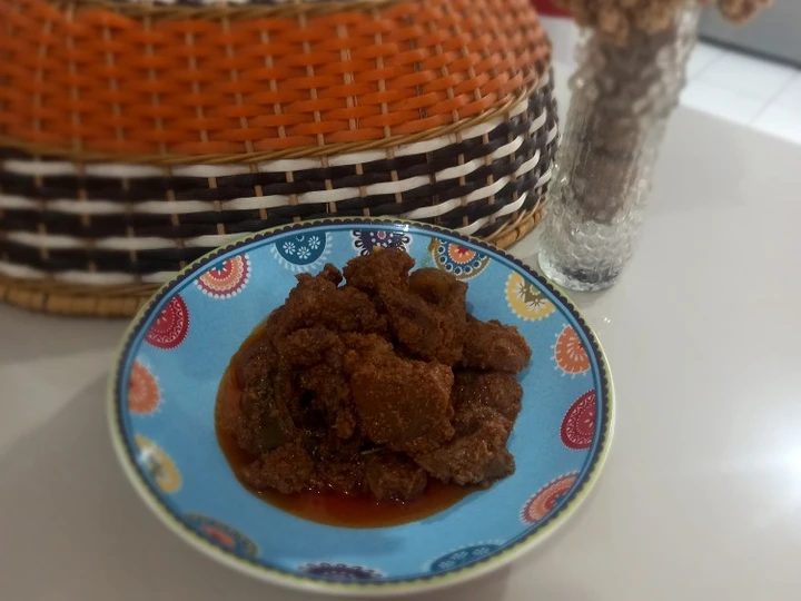 Langkah Mudah untuk Menyiapkan Resep Rendang daging yang Uenak Anti Ribet, Bikin Ngiler