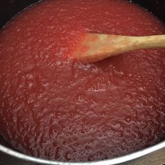 A picture of Red hot apple sauce#mycookbook.