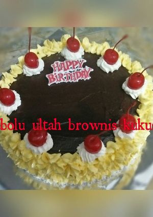 Foto resep Bolu ultah brownis kukus