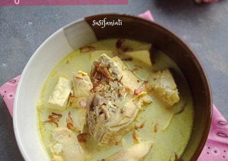 Proses Membuat Terik ayam tahu yang enak