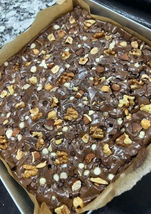 صورة لوصفة قاطو براونيز 🍫☕