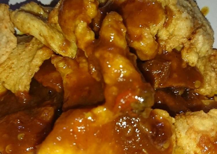 Chicken popcorn saus tiram