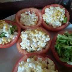 Una foto de Tomates rellenos