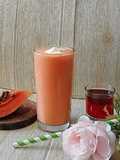 Jus Pepaya Mawar creamy segar