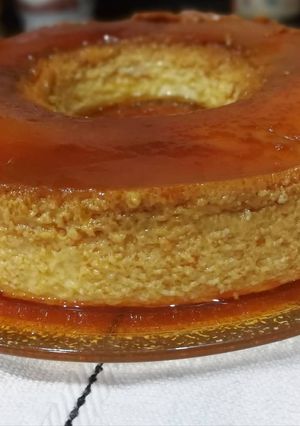 Una foto de Flan casero