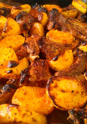 Una foto de Asado de costillas maceradas