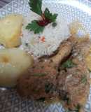 Pollo con maní