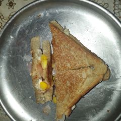 Cheese corn sandwich A picture of Cheese corn sandwich.