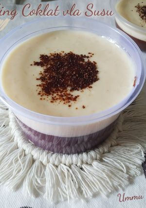 Foto resep Puding Coklat Vla Susu
