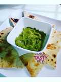 Crispy tortillas with Avocado dip