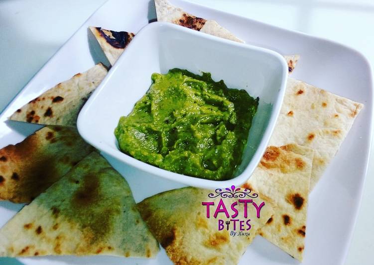 How to Cook Delicious Crispy tortillas with Avocado dip This is Secret Recipe  From Best My Grandma's Recipe !!
