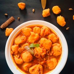 A picture of Moong Dal Vadi Gravy.