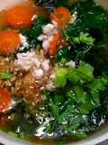 แกงจืดตำลึงไก่สับ