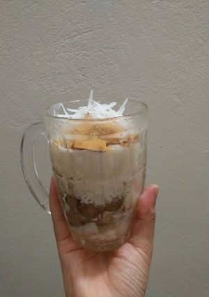 Hình của món Dừa dầm Hải Phòng.