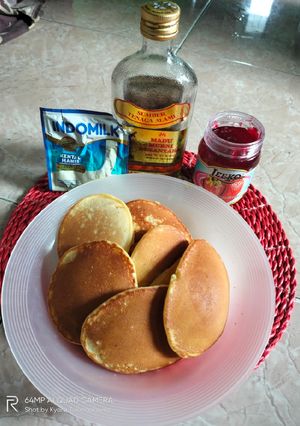 Foto resep Mini Pancake no mixer, takar sendok