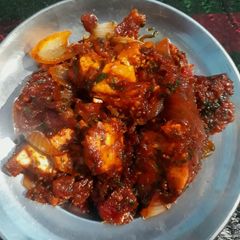 A picture of Dry Cheese Chilli.