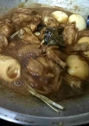 Foto resep Ayam telor masak kecap