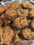 Bocadillos de coliflor y soja al horno