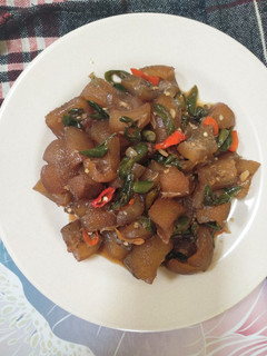 Foto resep Oseng Kikil Cabe Ijo