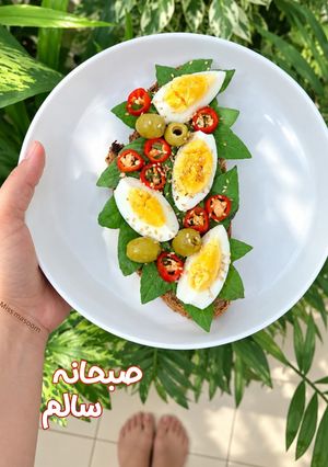 عکسی از دستور صبحانه سالم