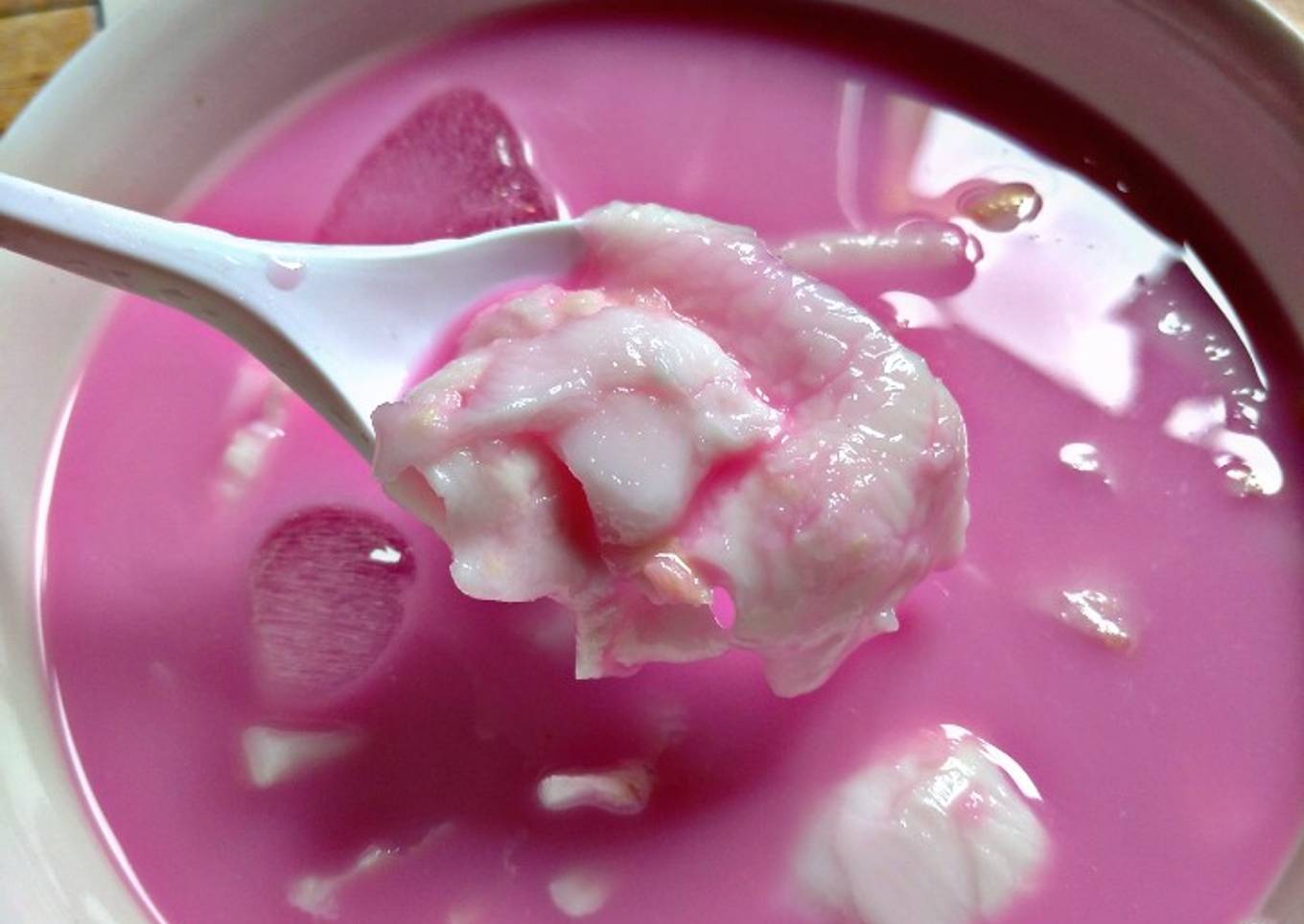 Es Kelapa With Sirup Anggur������
