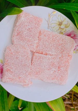 Hình của món Bánh cà rốt phủ dừa.
