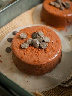 Una foto de Panna cotta de chocolate 🤎