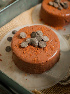 Una foto de Panna cotta de chocolate 🤎
