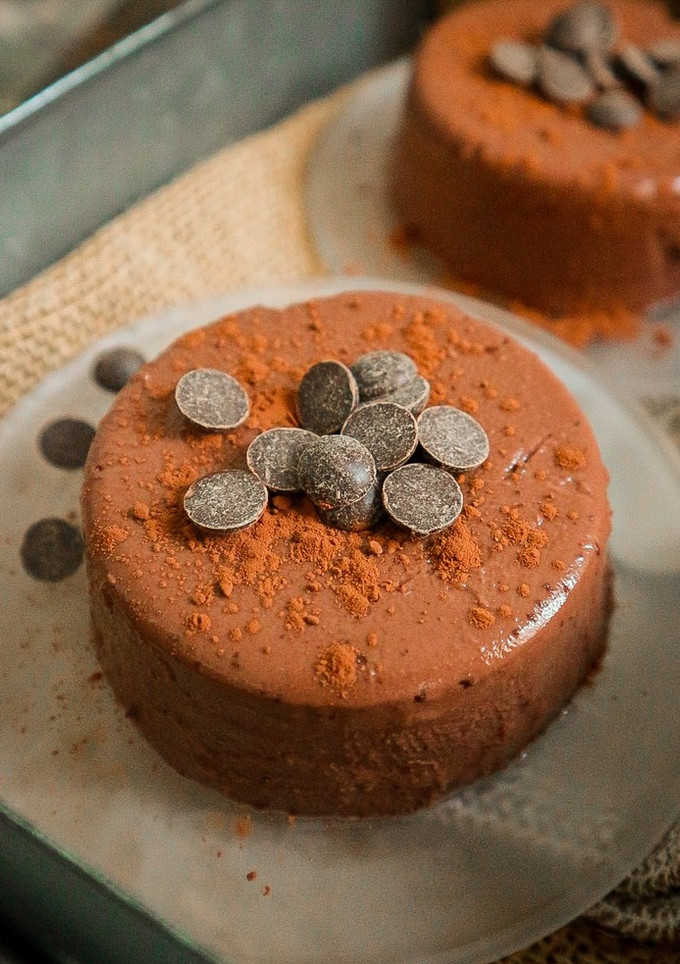 Una foto de Panna cotta de chocolate 🤎
