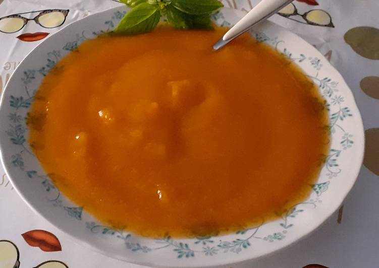 Recipe of Favorite Vellutata di zucca e carote