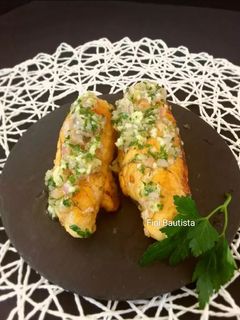 Una foto de Hueva de pescado fritas y aliñadas
