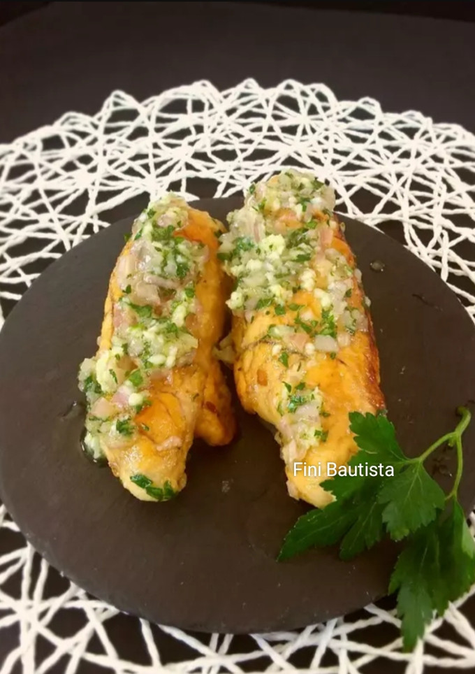 Una foto de Hueva de pescado fritas y aliñadas