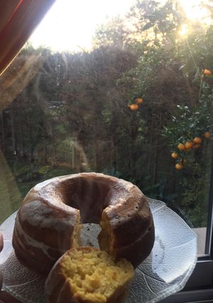 Una foto de Budín de mandarinas de la huerta 🍊🍊