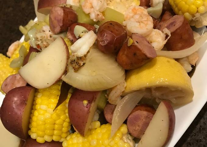Steps to Prepare Traditional Low Country Boil (with a Cajun flair!) for Types of Recipe