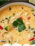 Tom Kha Gai - Thailändische Kokos - Hühnersuppe