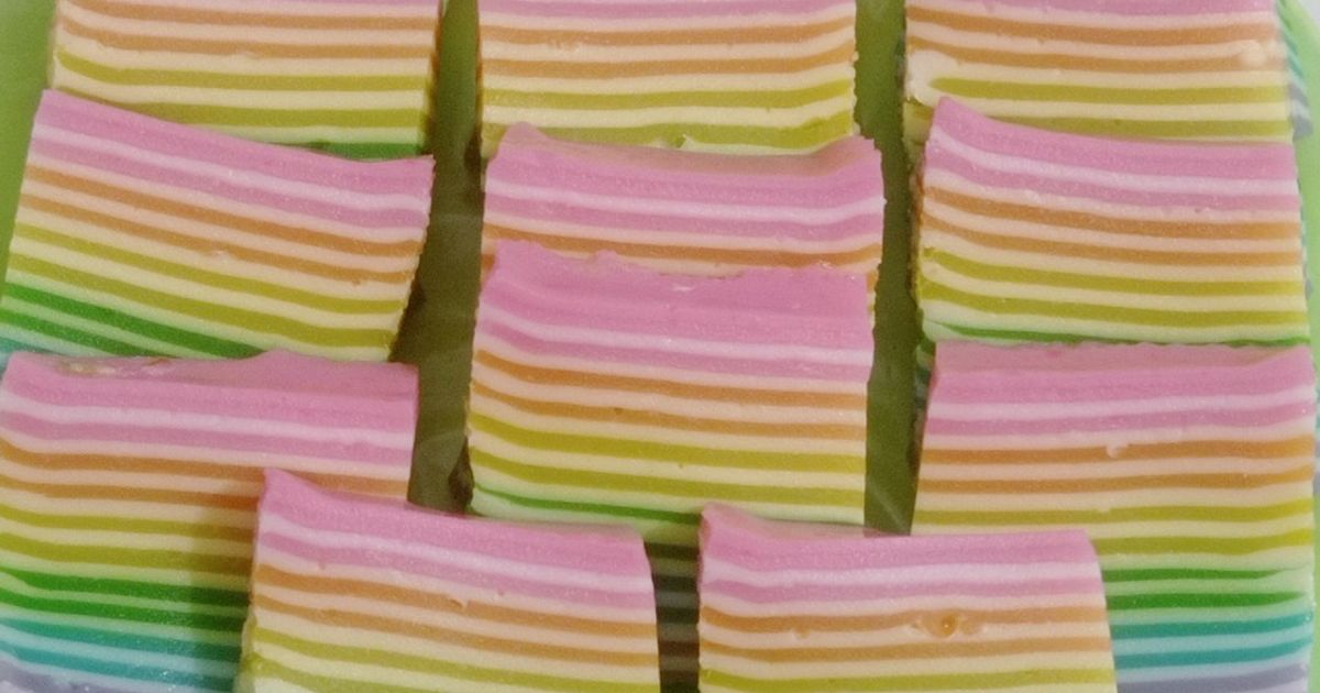 Kue Lapis Rainbow