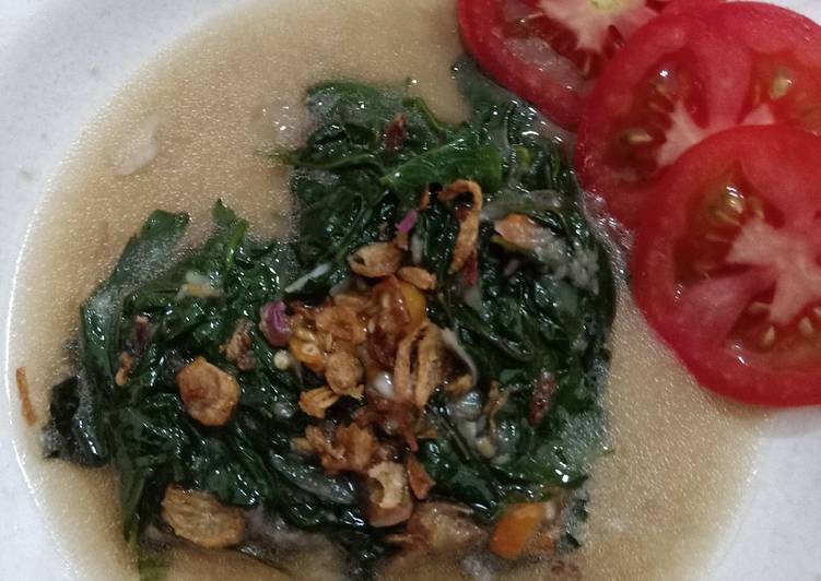 Tumis kangkung kuah murah sehat