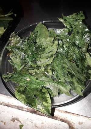 Una foto de Snack de espinacas