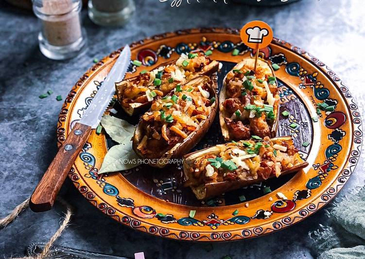 resepi Eggplant Parmesen Baked