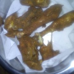 A picture of Coated chicken #authormarathon.